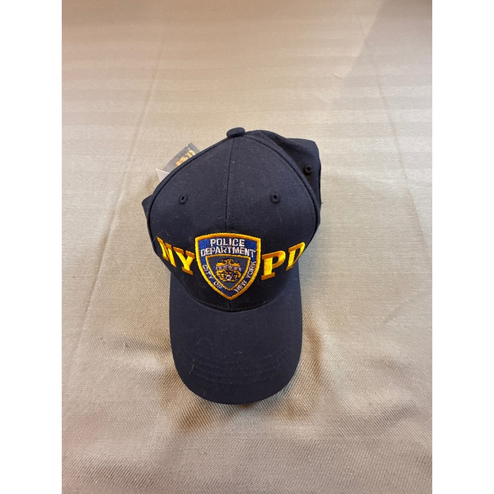 NYPD Police Department New York City Navy Blue Embroidered Hat Cap OSFA NWT